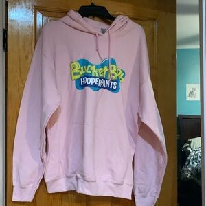 Mens L Pink Basketball sweatshirt
